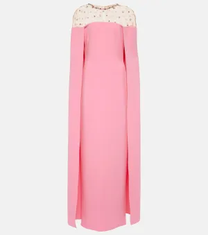 Ambere dress with cape Safiyaa, pink