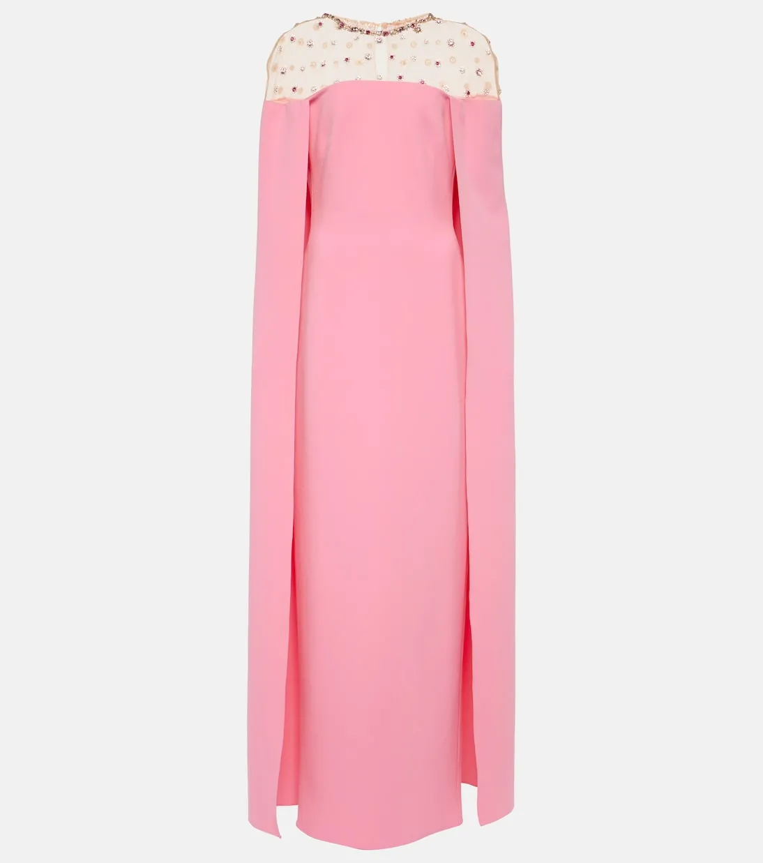 Ambere dress with cape Safiyaa, pink