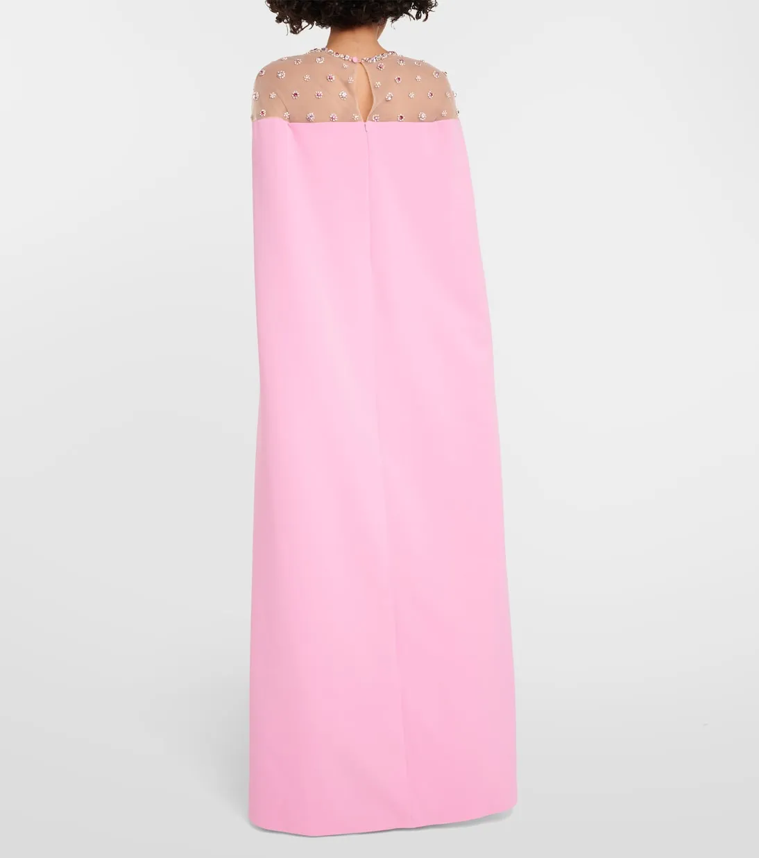 Ambere dress with cape Safiyaa, pink