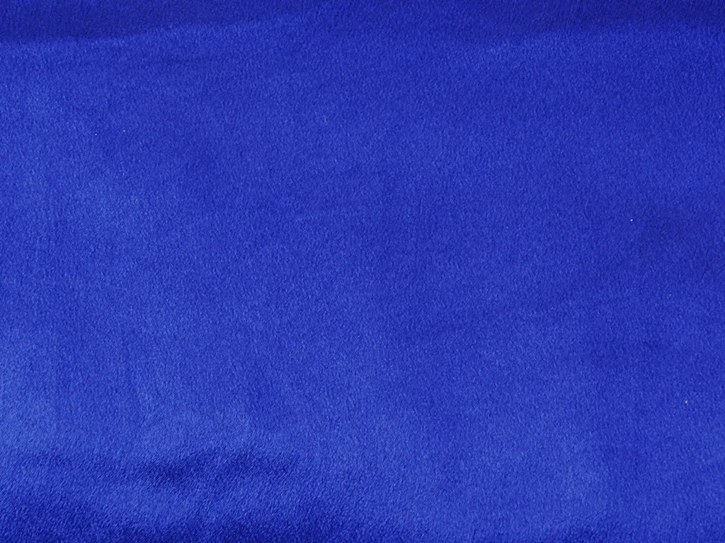 Blue Plain Moss Satin Fabric