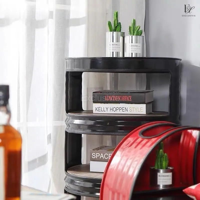 BULLSEYE Industrial Metal Barrel Shelf