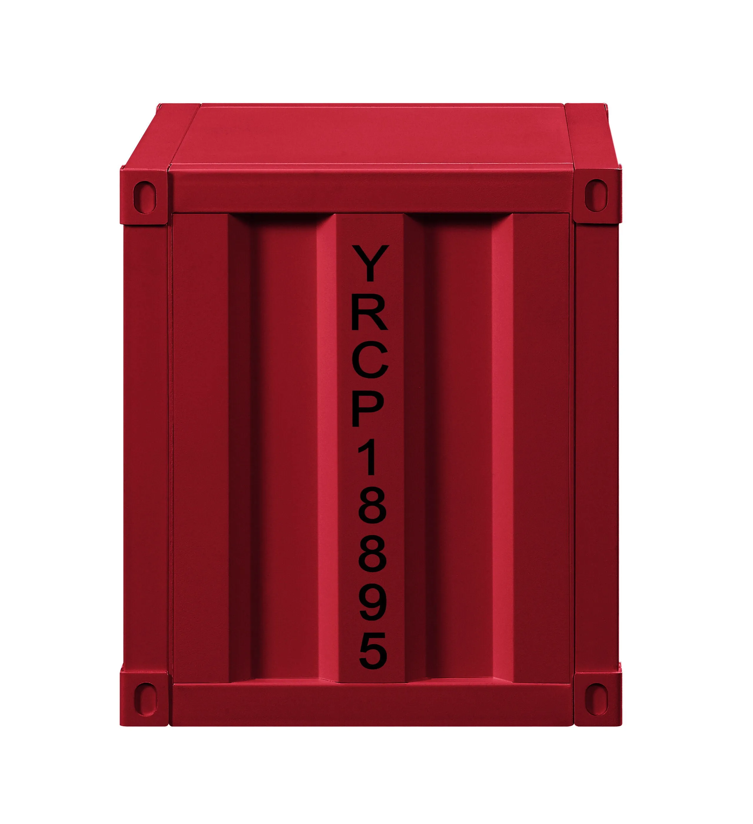 Cargo - Nightstand With USB - Red