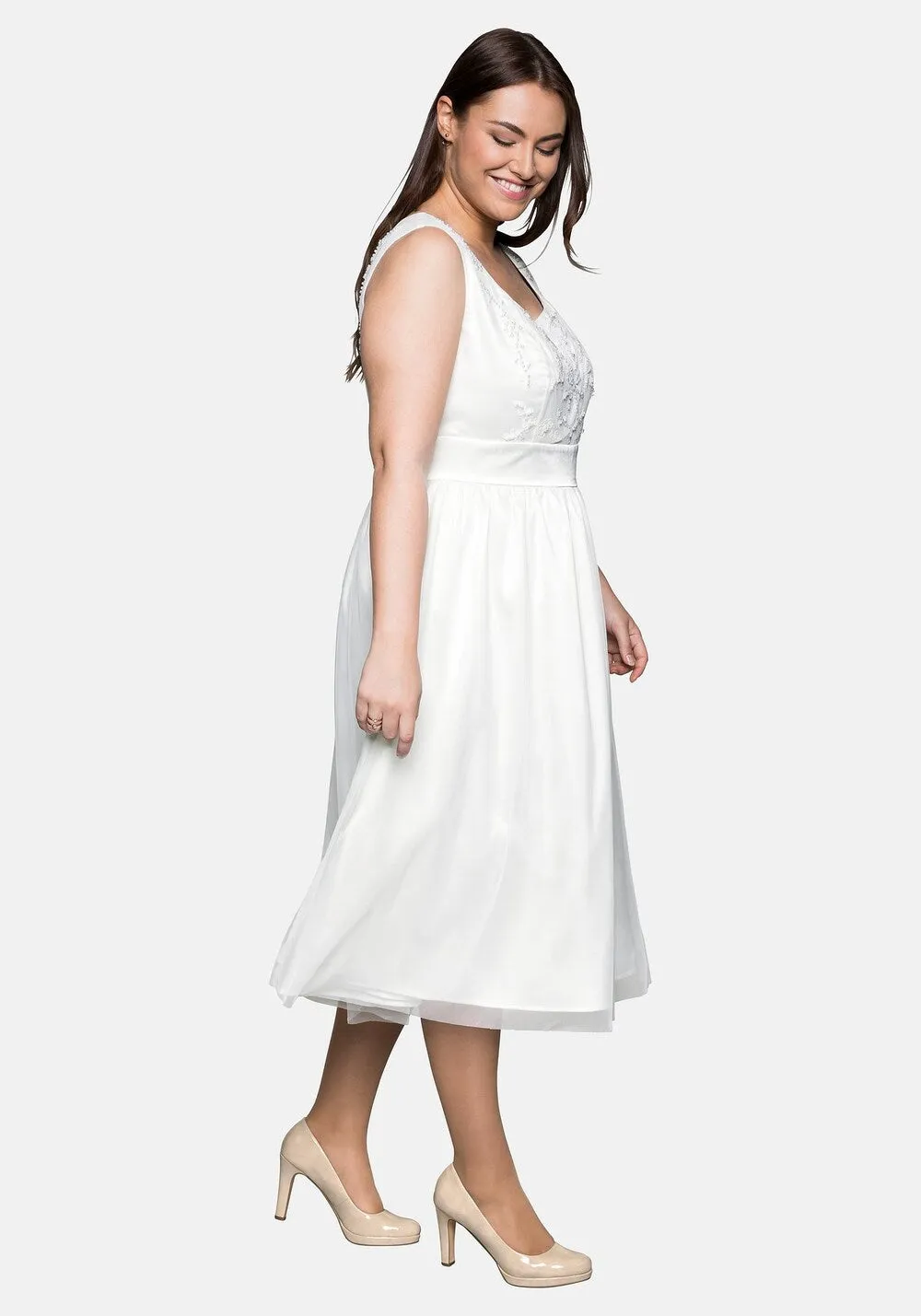 Cocktail dress SHEEGO, white