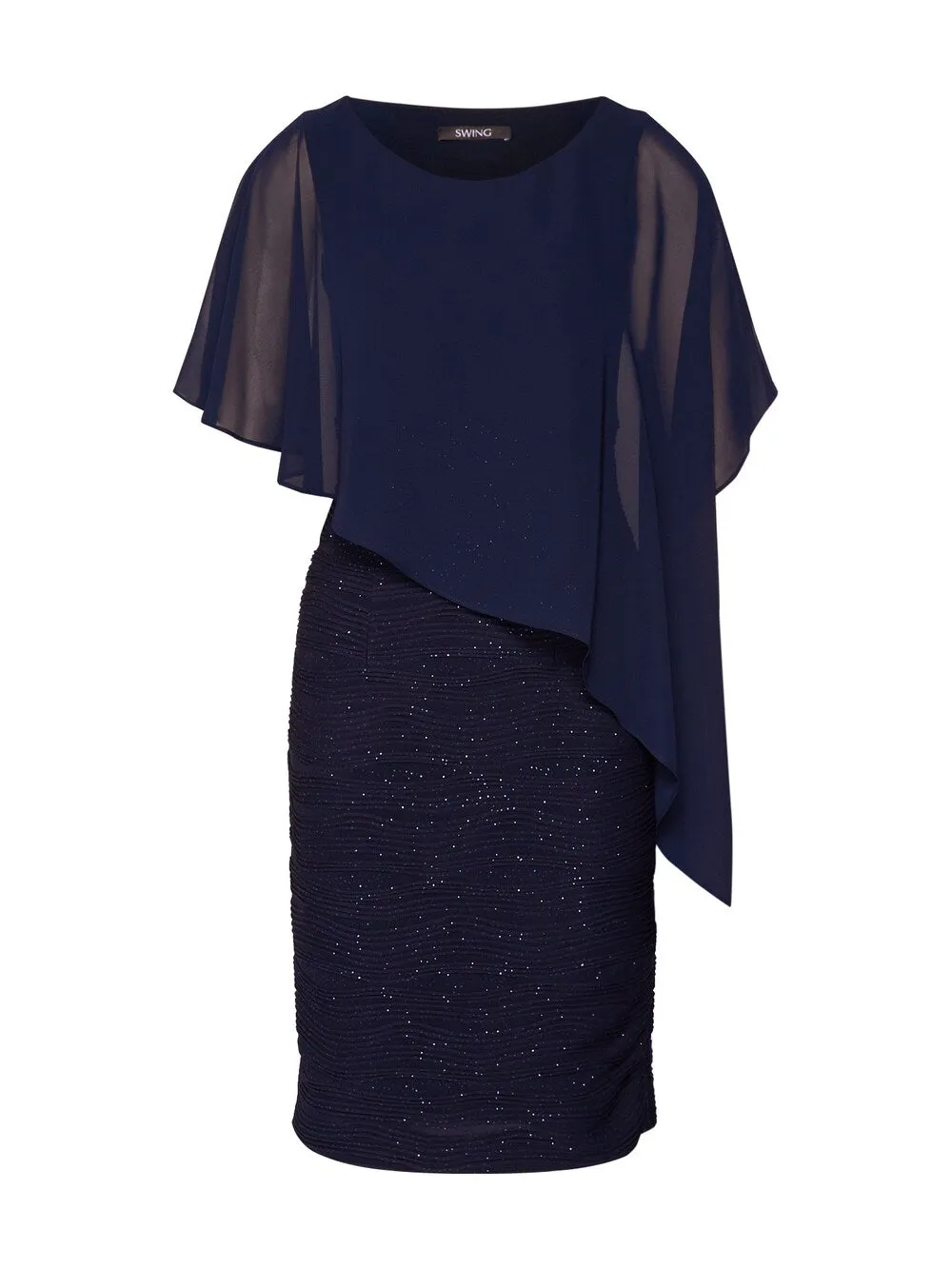 Cocktail dress SWING, sea blue