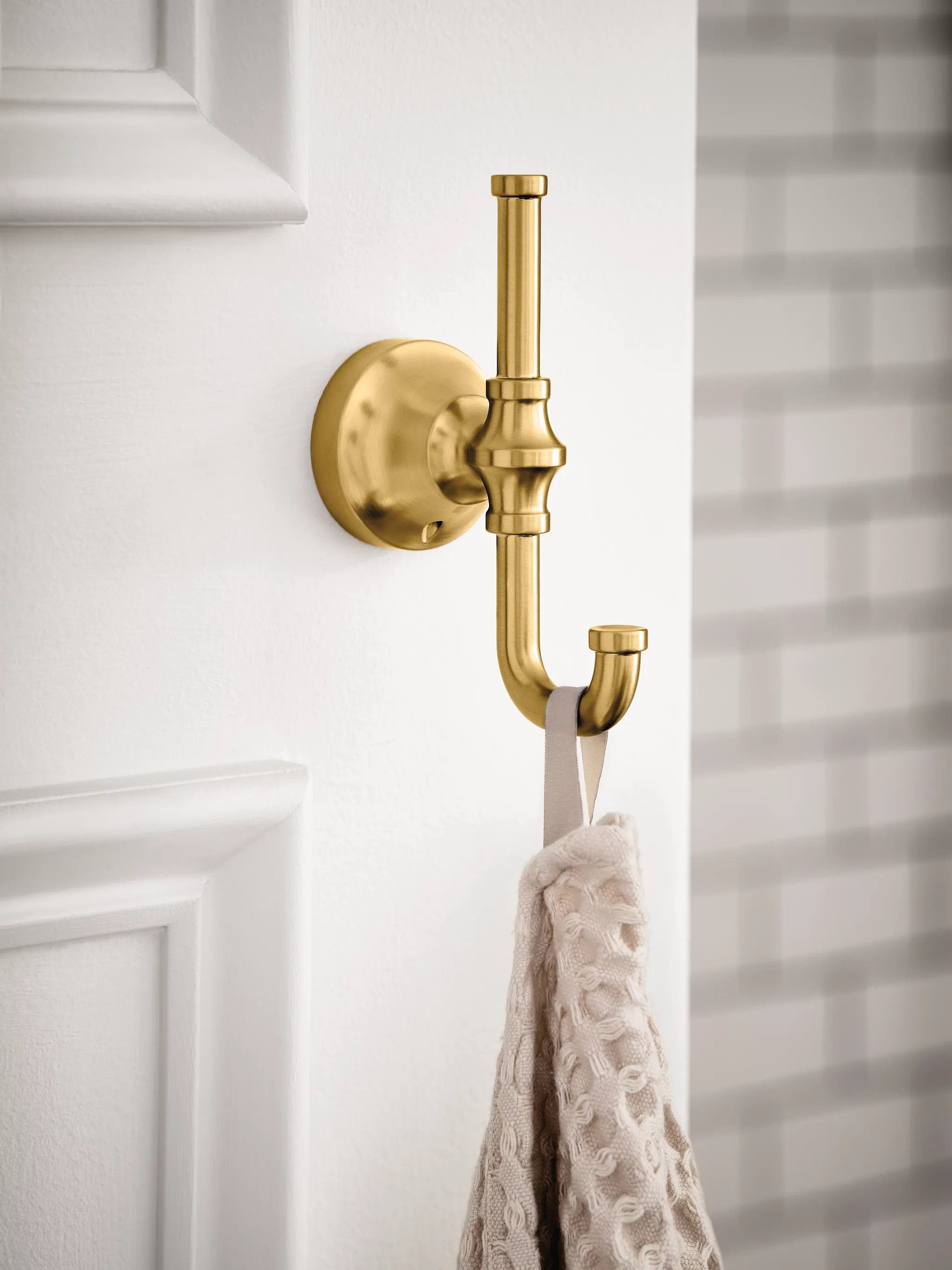 Colinet Chrome double robe hook