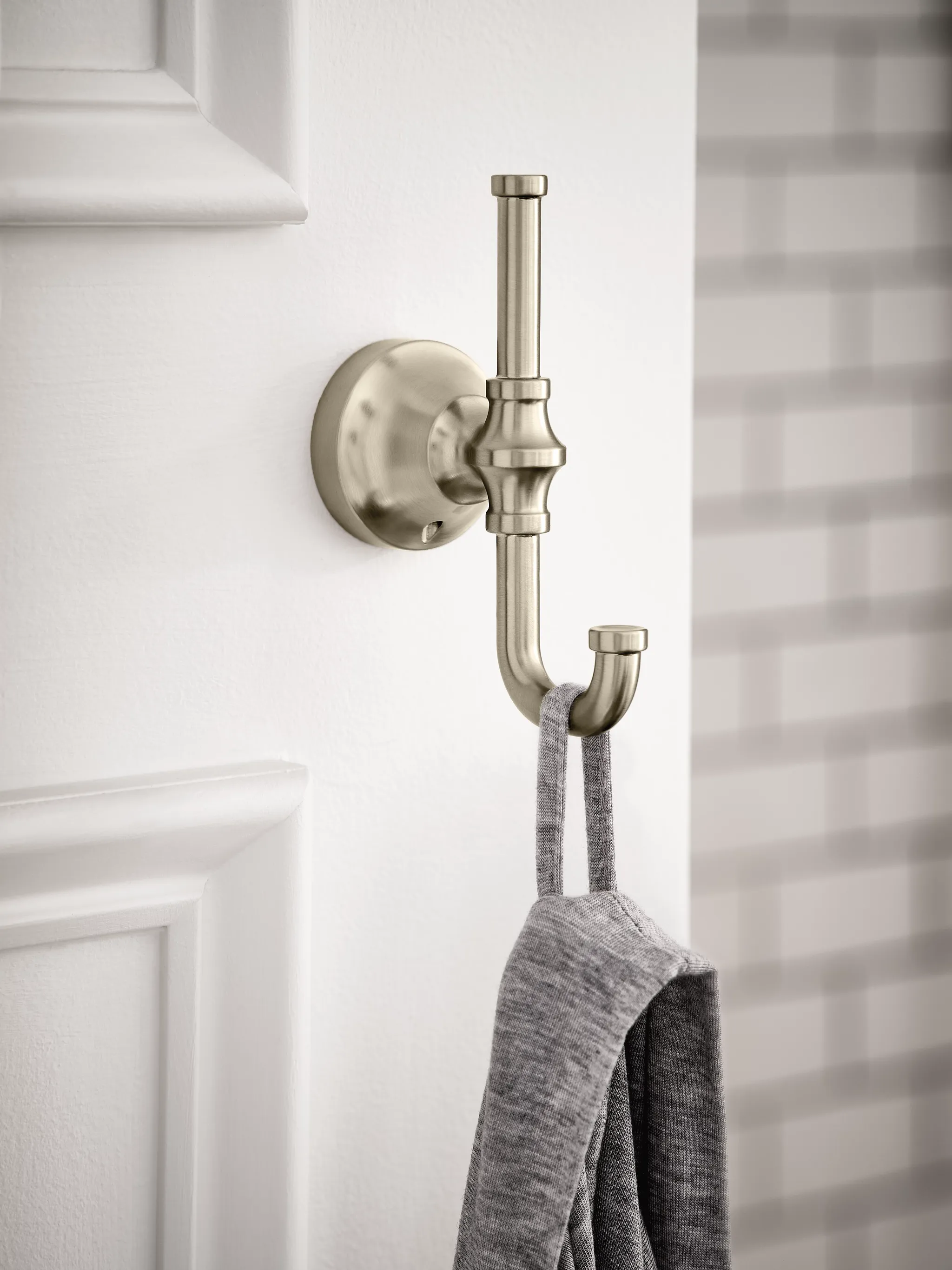 Colinet Chrome double robe hook