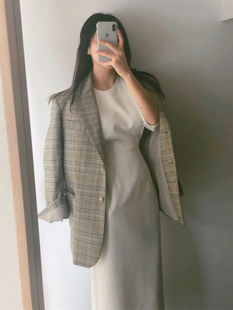 Elegant puff sleeve midi dress