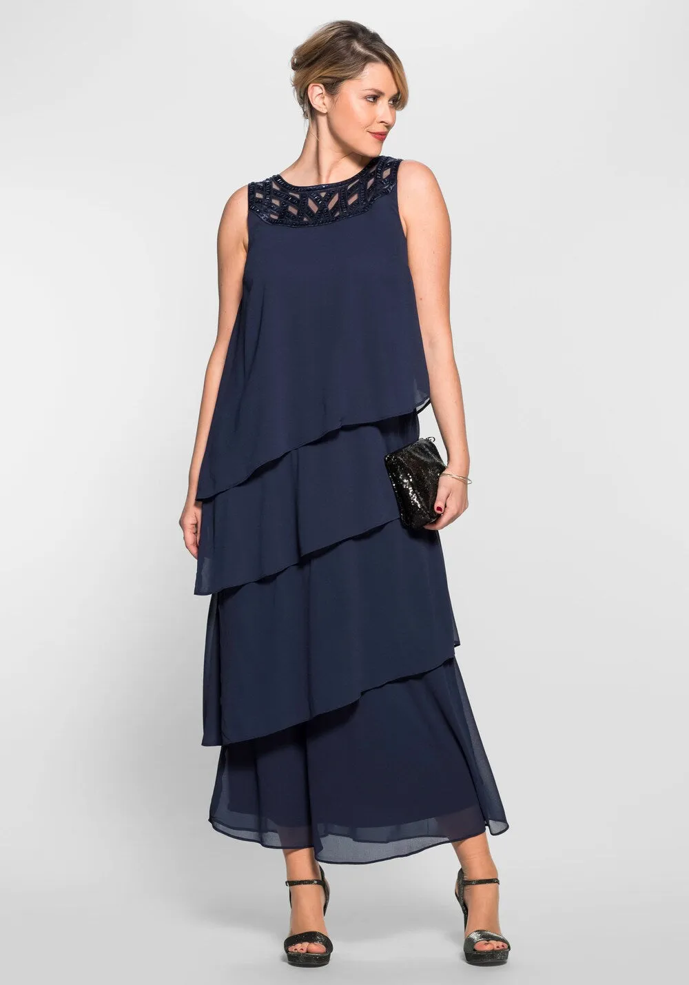 Evening dress SHEEGO, sea blue