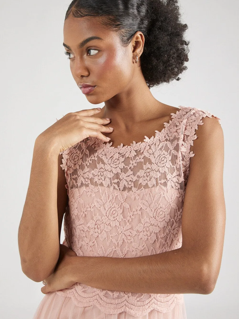 Evening dress Vila, pink