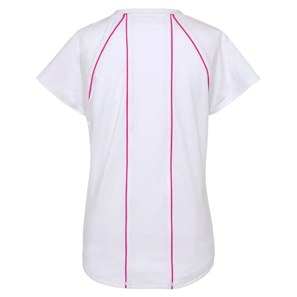 Girls` Essentials Short Sleeve Tennis Top