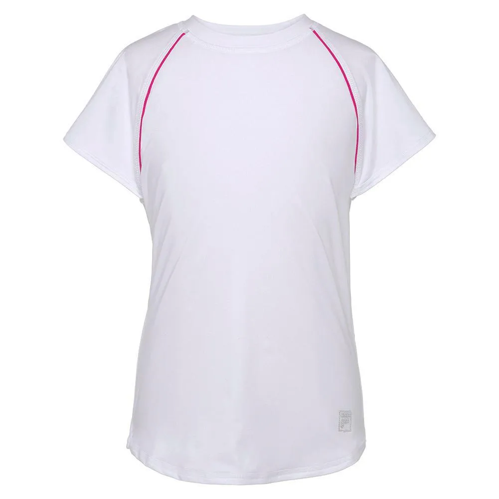 Girls` Essentials Short Sleeve Tennis Top