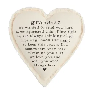 Heart Pillow - 2 Styles BY MUD PIE