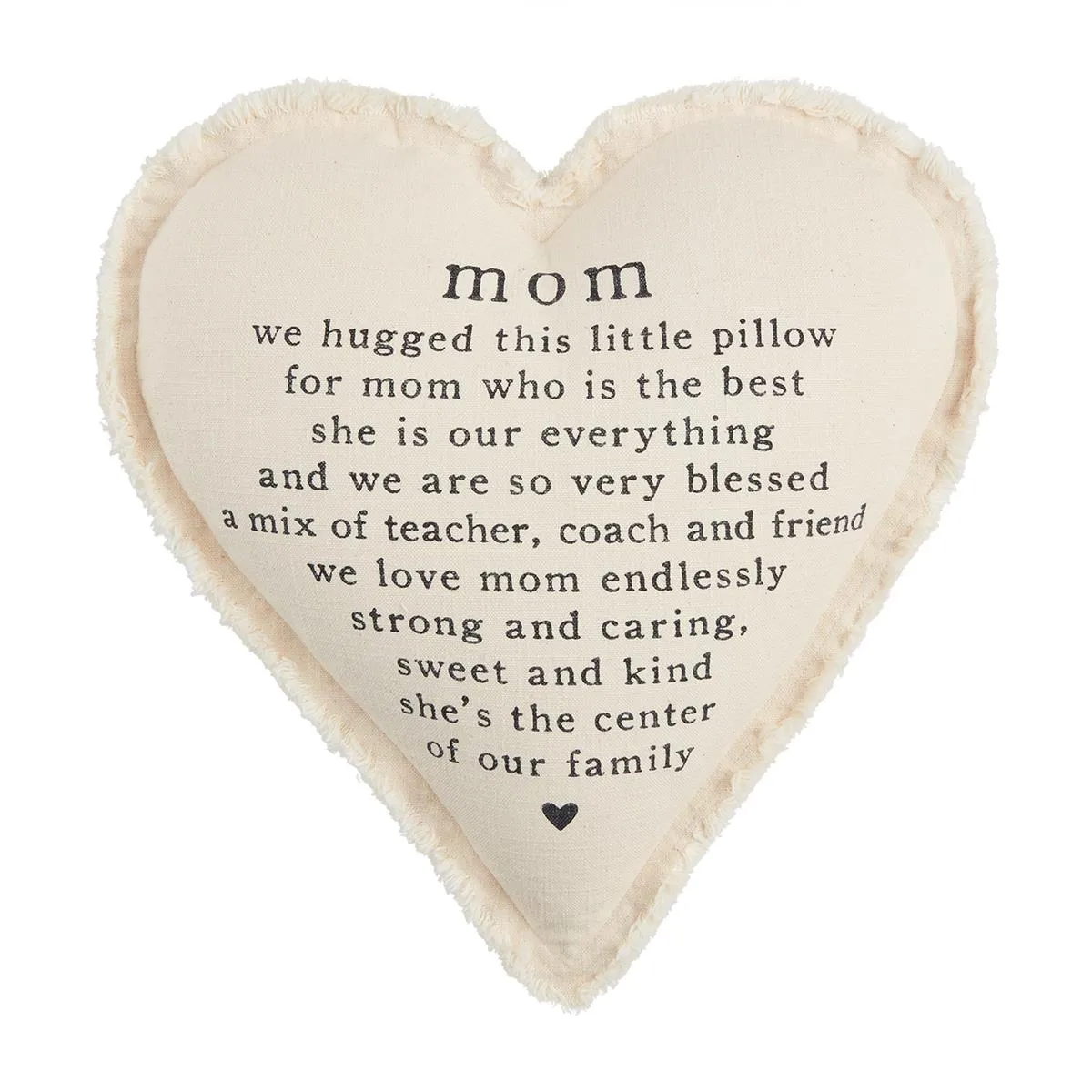 Heart Pillow - 2 Styles BY MUD PIE