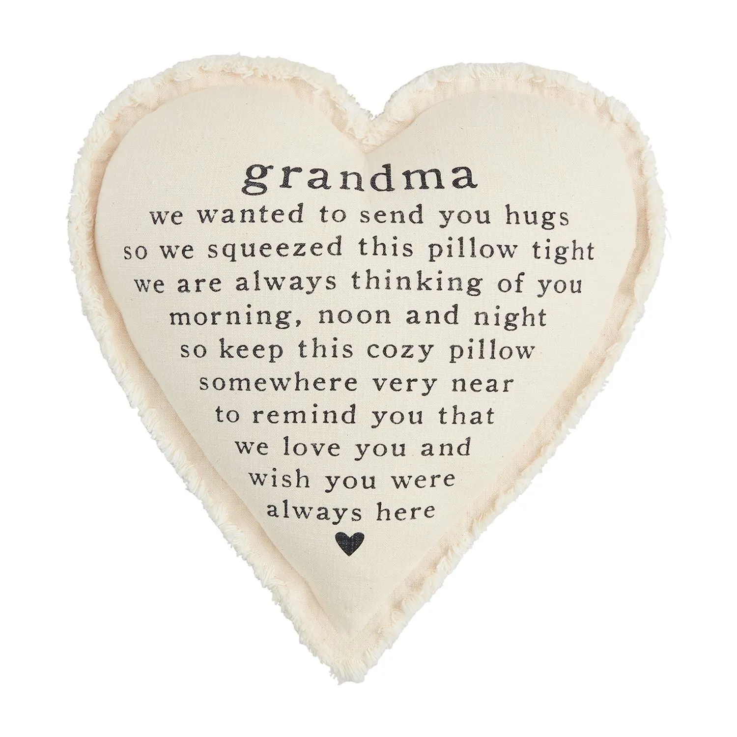 Heart Pillow - 2 Styles BY MUD PIE