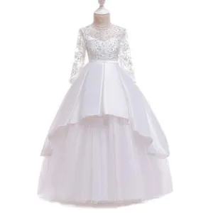 Ketty More  Kid Girls Beautiful Princess Style Wedding Dress-KGDC39262
