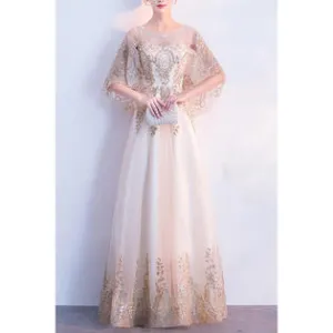 Ketty More Women Sequin Decorated Elegant Wedding Dress-KMWDC4411