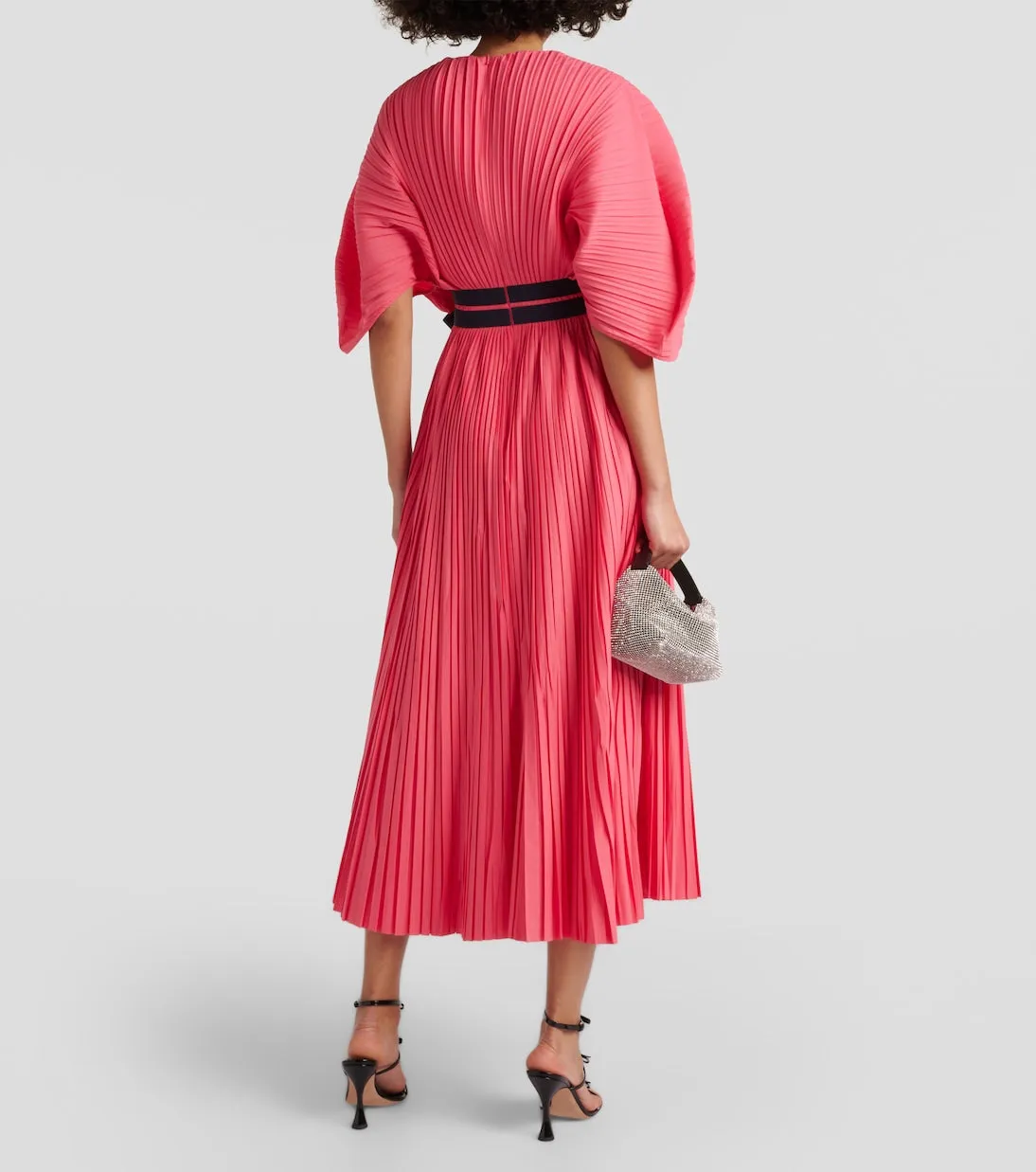 Midi dress vendita with belt Roksanda, pink