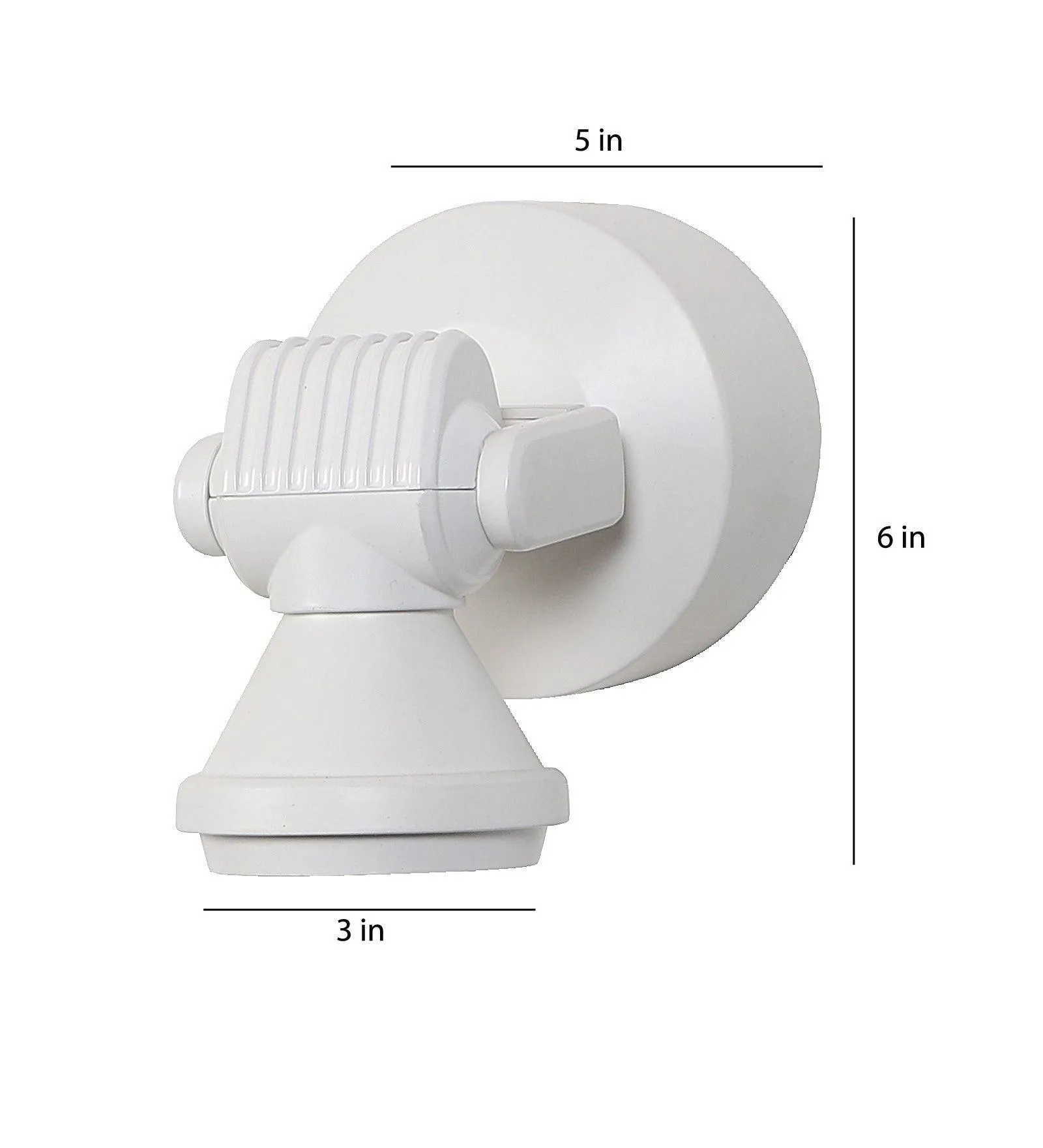 Minimal White Metallic Wall Light Lamp For Home & Office Decor