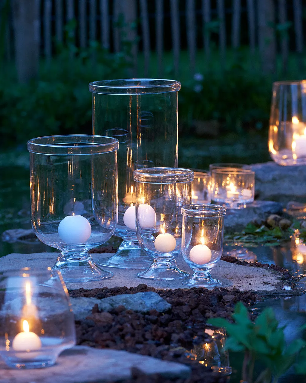Oland Glass Hurricane Lantern