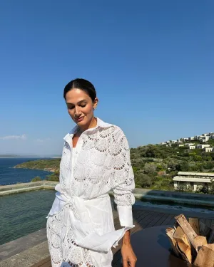 RUYA BUYUKTETIK - NAYELI WHITE DRESS