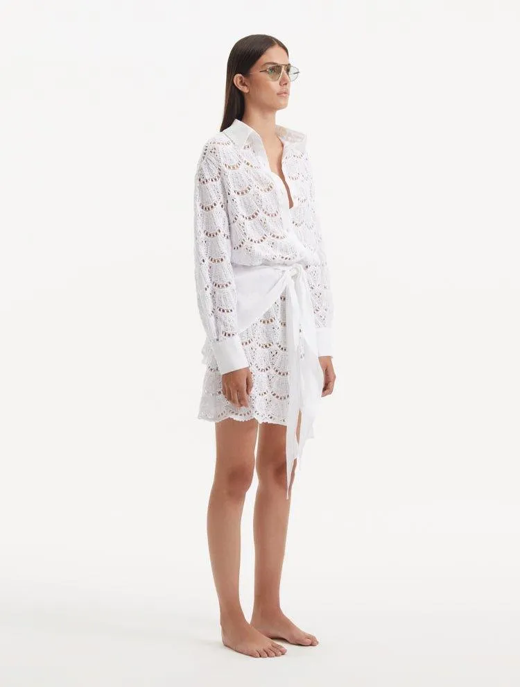 RUYA BUYUKTETIK - NAYELI WHITE DRESS