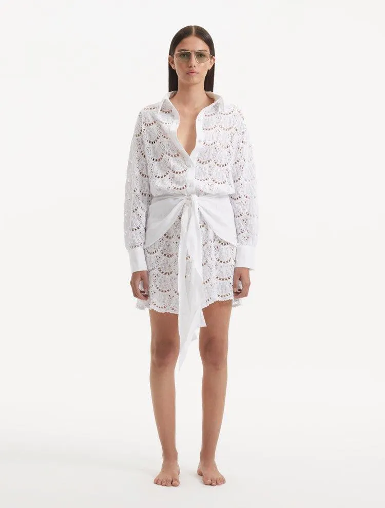 RUYA BUYUKTETIK - NAYELI WHITE DRESS