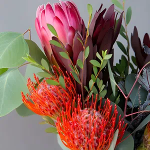 Sunset Lagoon Red and Orange Tropical DIY Flower Kit