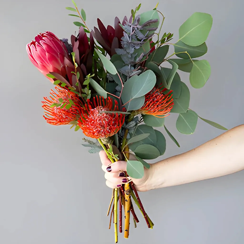Sunset Lagoon Red and Orange Tropical DIY Flower Kit