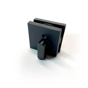 Sure-Loc Hardware | Modern Flat Black Square Single-Cylinder Deadbolt